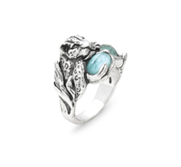 Anello Giovanni Raspini Donna BLU JAGUAR in Argento Madreperla 12683/14